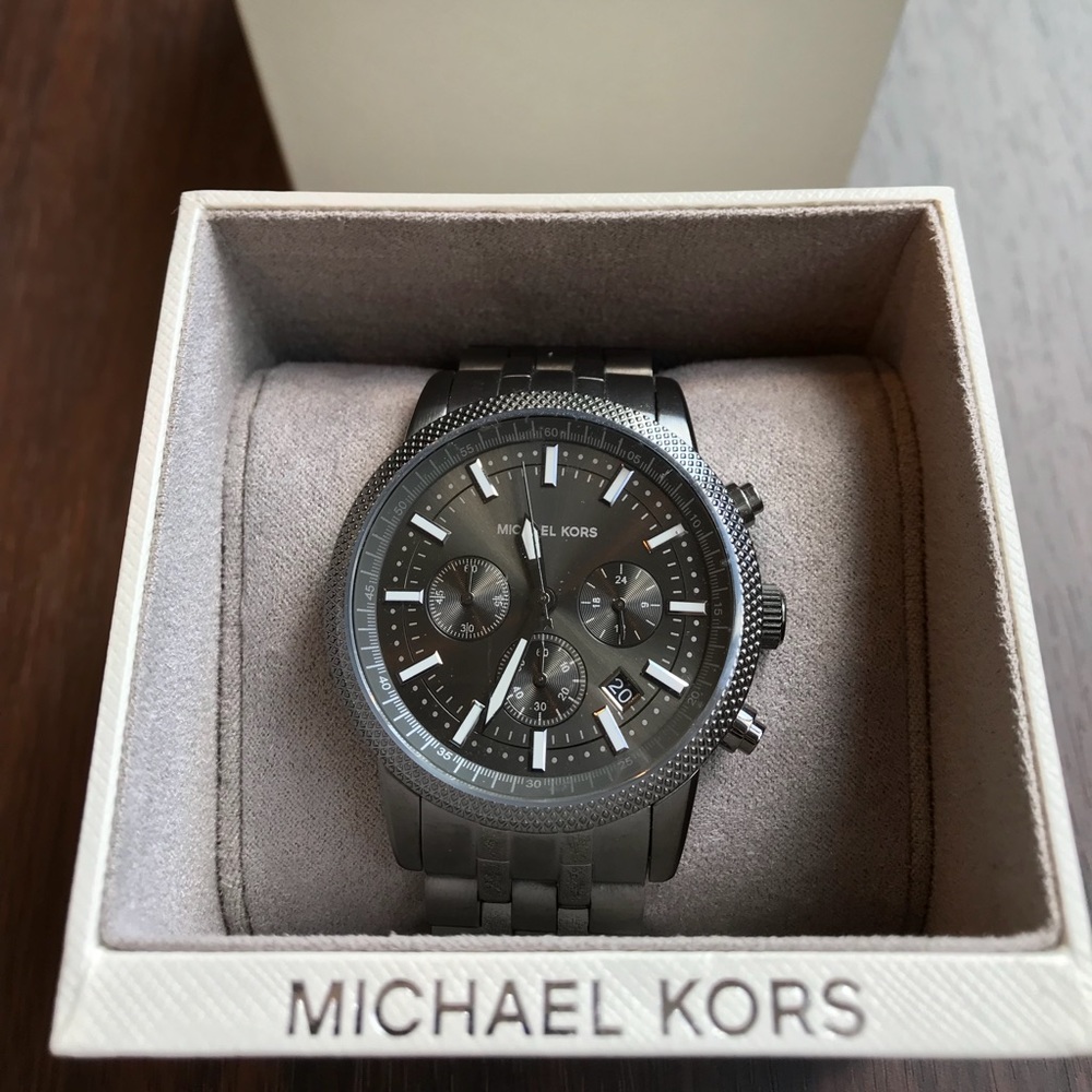 MICHAEL KORS Scout Chronograph Gunmetal Watch